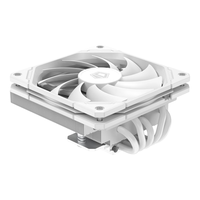 ID-COOLING 下压式CPU风冷散热器 6热管 67mm高 镀镍铜底 适用LGA1200/1700/AM4/AM5/ITX机箱 IS-67-XT WHITE