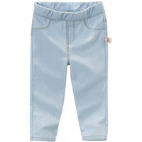 戴维贝拉（DAVE＆BELLA）男童牛仔裤女童裤子儿童长裤秋季幼儿宝宝秋装童裤 浅蓝色-N 120cm（身高110-120cm）