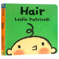 理发 英文原版 Hair 一根毛脏小孩系列绘本 幼儿英语启蒙纸板书 Leslie Patricelli 宝宝好习惯培养 单词记忆读物 英文版书籍 9780763679316