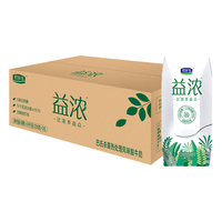 君乐宝 益浓常温酸奶风味发酵乳 0添加蔗糖200g*24盒家庭量贩整箱装