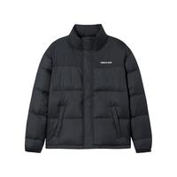 拓路者秋冬季新款加厚保暖拼接撞色羽绒服90绒鸭绒男款户外防风立领外套 藏青色 XL