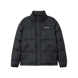 拓路者秋冬季新款加厚保暖拼接撞色羽绒服90绒鸭绒男款户外防风立领外套 藏青色 XL