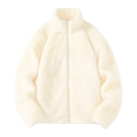 都市丽人 摇粒绒外套女秋冬2025立领双面加绒加厚开衫珊瑚绒内胆上衣