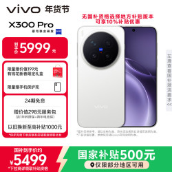vivo X300 Pro 5G 手机 16GB 512GB 简单白