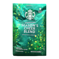 星巴克（Starbucks）星巴克咖啡欢庆限量款中度烘焙咖啡豆907g美国 欢庆咖啡豆 907g 1袋