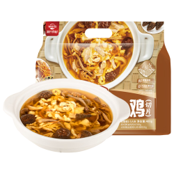 温氏 云南菌汤土鸡火锅  400g（110天液氮土鸡切片350g+汤料包50g）