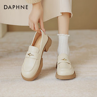 DAPHNE/达芙妮 法式英伦风 女士乐福鞋