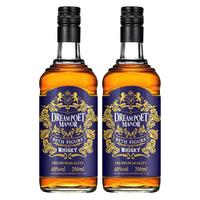 梦诗仙庄园 威士忌洋酒40度700ml*2瓶