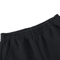 鸿星尔克（ERKE）儿童裤子秋季休闲简约裤子小童男女童中性儿童针织长裤 正黑 120