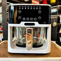 即品 央妈推荐智能可视空气炸锅全自动低脂家用无油可视化大容量高硼硅