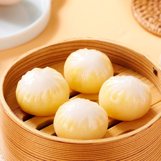  包道 鲜肉叉烧 儿童包子  奶黄水晶包200g/袋8个装
