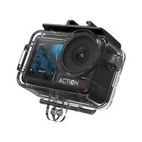 绿巨能（llano）适用大疆Action5Pro/4/3大容量电池+60米深度防水壳套装