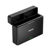 绿巨能（llano）适用大疆Action6/5pro电池充电盒Action4/3/Osmo 360全景运动相机耐寒备用电池仓充电器便携配件