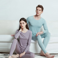 COTTONSMITH/棉花史密斯 远红外抗静电 男士秋衣秋裤套装