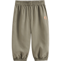 MARC&JANIE马克珍妮童装儿童夏款男童垂感束脚裤防蚊裤儿童裤子230568 原野绿 130cm