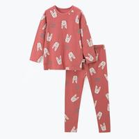 瑁恩·瑁爱 瑁恩瑁爱 断码·春款春节四季款儿童套装小中大女童打底衣家居服两件套