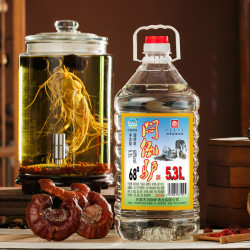 闷倒驴 白酒甄选！68度白酒正宗闷倒驴草原特色桶装泡药高度清香型纯粮食5.3L/桶