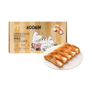 麦臻选 麦德龙！xMoomin芝士夹心蛋卷 180g（11.25g*16枚）