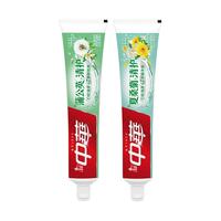 中华牙膏 花清护牙膏护龈防蛀含氟清火清新口气店180g