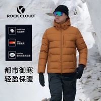 秋冬季连帽新国标85%绒子650蓬松羽绒服男士轻量外套休闲上衣