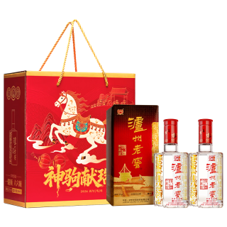 移动端、京东百亿补贴：泸州老窖 六年窖头曲 52%vol 浓香型白酒 500ml*2瓶