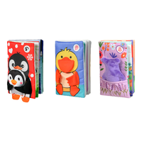 LALABABY拉拉布书婴儿玩具新生儿撕撕书婴幼儿可啃咬五感布书5件套