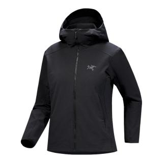 始祖鸟（ARCTERYX）女款 GAMMA HOODY/JACKET 防风 软壳 夹克 连帽_黑色_Black_X9295 XS(加拿大)