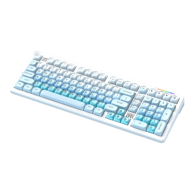  凌豹 K98Pro 热插拔 客制化机械键盘  机械轴 RGB