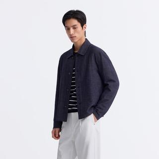 ERDOS/鄂尔多斯 棉麻混纺 男士夹克