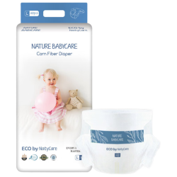 NatyCare 婴儿纸尿裤L50片(9-14kg) 极光系列大号尿不湿尿裤 轻薄速吸透气