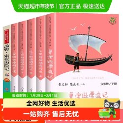 人教版快乐读书吧六年级下册鲁滨逊漂流记爱丽丝漫游奇境骑鹅旅行