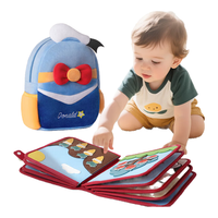 迪士尼（Disney）婴儿蒙氏早教布书儿童玩具0-1-3岁2土豪撕撕书一周岁宝宝 米奇布书丨16大场景+探索+唐老鸭背包+精美礼盒 新生儿婴儿玩具0-1岁周岁新年