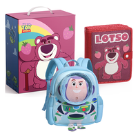 迪士尼（Disney）婴儿蒙氏早教布书儿童玩具0-1-3岁2土豪撕撕书一周岁宝宝 草莓熊布书丨16大场景+探索+巴斯光年背包+精美礼盒 新生儿婴儿玩具0-1岁周岁新年