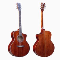 马丁密思36寸全单板民遥吉他41寸专业演奏加振电箱全实木乐器 MS722-41寸JF型桶全单