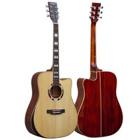 马丁密思36寸全单板民遥吉他41寸专业演奏加振电箱全实木乐器 MS733-40寸全单亮光（云杉桃花心）