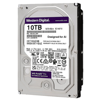 西部数据 10TB WD 紫色专业监控内置硬盘