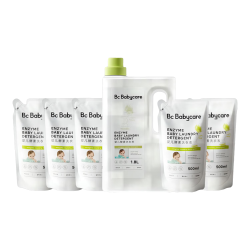 babycare 婴儿洗衣液 无酒精宝宝专用儿童酵素去污清洁剂（4.3L组合装）