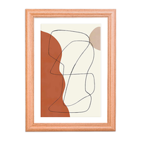 金隆兴 实木相框摆台挂墙A4画框装裱书画装饰营业执照正本框证书框榉木色