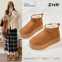 【清仓合集59元起】ZHR2025冬季雪地靴保暖棉靴 35