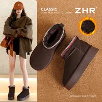 【清仓合集59元起】ZHR2025冬季雪地靴保暖棉靴 38
