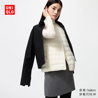 优衣库女装PUFFTECH空气棉服便携式背心/25秋冬新款478569 01 乳白色 M /160/84A