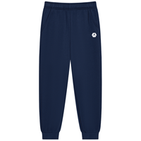 特步（XTEP）儿童童装长裤蓬松柔软插袋针织毛圈舒适束口裤 深奥蓝 130cm