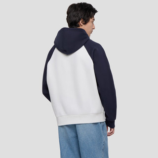 Gap 盖璞 788134 抓绒撞色插肩袖 男士连帽卫衣