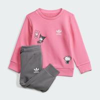adidas阿迪达斯三叶草 HELLO KITTY联名款儿童运动长袖套装