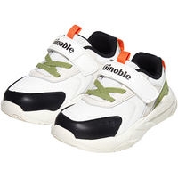 基诺浦（ginoble）学步鞋18个月-5岁25年春季男女复古童鞋春秋款GW1698亮白/月光灰