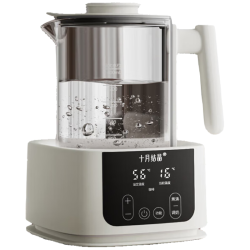 十月结晶 婴儿恒温调奶器 升级版-流苏白1.4L