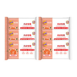KEON 天然椰油透明香皂 洗内衣裤肥皂 100g*6块 女生婴幼儿用