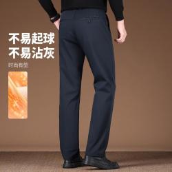 杉杉 秋冬厚款男式休闲裤直筒弹力男裤耐皱长裤男