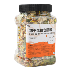 比克熊 仓鼠粮1200ml金丝熊主粮食物口粮自配饲料宠物粮食主食面包虫干