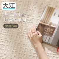 大江地毯客厅简约免洗易打理防水防滑地毯卧室大面积地毯 月白 140x200cm